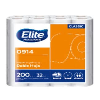 Papel Higiénico Tradicional Elite® Clasic H/D 200 hjs