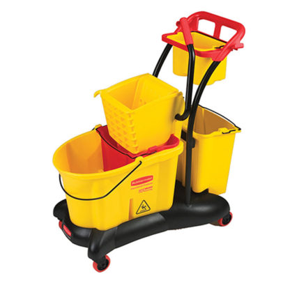 Balde Escurridor 33 litros Amarillo WaveBrake®Trollly Side Press